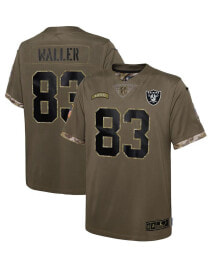 Nike big Boys Darren Waller Olive Las Vegas Raiders 2022 Salute To Service Player Limited Jersey
