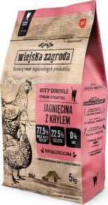 Wiejska Zagroda Wiejska Zagroda Jagnięcina z krylem dla kotów 5kg