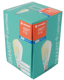 LEDVANCE LED-Leuchtmittel Edison 60 Filament (5,5 W, E27, transparent, kerzenform)