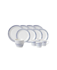 Royal Doulton pacific Lines 16-Pc Dinnerware Set, Service for 4