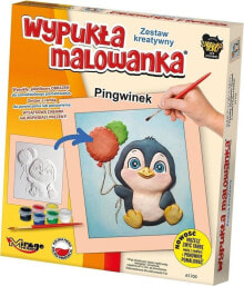 Раскраски для детей Wypukła Malowanka - Mały Pingwinek