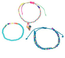 Браслет Troli Colorful set of bracelets for girls Ice cream (3 pcs)