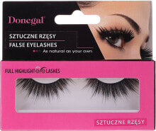 False eyelashes and glue