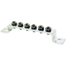 BLUE SEA SYSTEMS Groundng Bus Bar 6 x 8-32 Screws Isolator