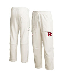 adidas men's Cream Rutgers Scarlet Knights Zero Dye AEROREADY Pants