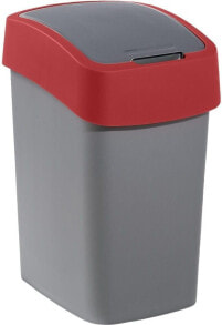 Мусорные ведра и баки Curver Pacific Flip waste bin for segregation tilting 25L red (CUR000247)
