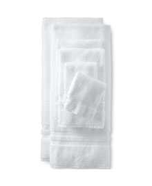 Lands' End school Uniform Essential Cotton 6-Piece Bath Towel Set