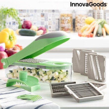 InnovaGoods Krajalnica do Warzyw, Szatkownica i Tarka z Przepisami i Akcesoriami 7 w 1 Choppie Expert InnovaGoods