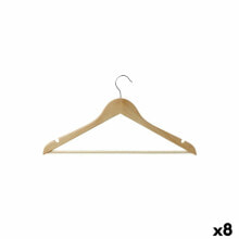 Hangers 5five 45 x 23,5 cm Natural Wood Brown 8 Pieces