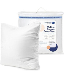 Continental Bedding 16x16 Luxury Throw Pillow Insert 100% White down