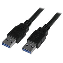 Компьютерные разъемы и переходники StarTech.com USB3SAA3MBK USB кабель 3 m 3.2 Gen 1 (3.1 Gen 1) USB A Черный