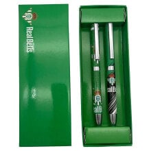 REAL BETIS Set With 2 Metallic Ball Pens