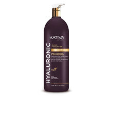 Шампуни для волос Kativa Hyaluronic Keratin & Coenzyme Q10 Shampoo Увлажняющий шампунь с гиалуроновой кислотой, кератином коэнзимом 1000 мл