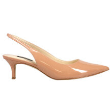 Купить бежевые женские туфли на каблуке Nine West: Nine West Nataly Low Heels Sling Back Pumps Womens Beige Dress Casual NATALY3-11