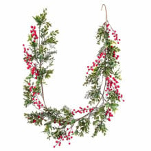 Christmas garland Red Green Plastic 150 x 8 x 8 cm