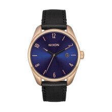 Мужские наручные часы с ремешком мужские наручные часы с черным кожаным ремешком Nixon A4732763 ( 40 mm)