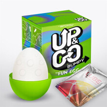 Мастурбатор UP&GO Bumpy Masturbator Egg Elastic Silicone Green