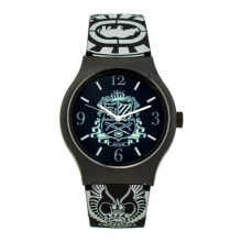 Мужские наручные часы с ремешком Мужские наручные часы с черным силиконовым ремешком Marc Ecko E06511M3 ( 42 mm)