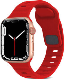 Silikonový řemínek pro Apple Watch - 42/44/45/49 mm - Red