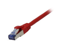Кабели и провода для строительства synergy 21 S217205 сетевой кабель 7,5 m Cat6a S/FTP (S-STP) Красный