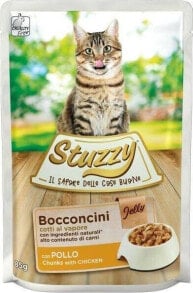 Купить влажные корма для кошек Stuzzy / Штуззи: Stuzzy STUZZY KOT sasz.85g BOCCONCINI KURA żel /24