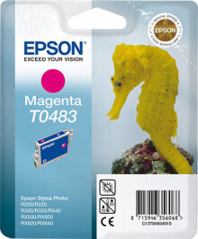 Картриджи для принтеров epson Seahorse T0483 Подлинный Пурпурный 1 шт C13T04834010