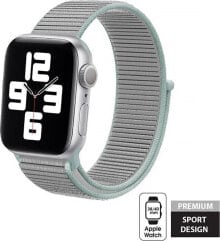 Аксессуары для смарт-часов crong Crong Nylon Sport Band for Apple Watch 38 / 40mm (Pastel Gray)