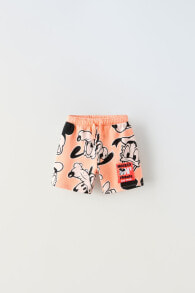 Mickey mouse and friends © disney plush bermuda shorts