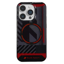 AUDI Iml Sport iPhone 14 Pro 6.1 Auimlmip14Prsqd2Bk phone case