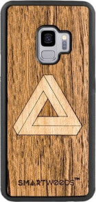 SmartWoods Case Etui Drewniane Triangle Samsung Galaxy S9