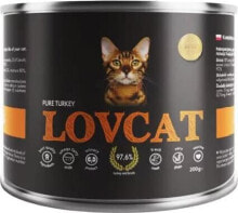 Купить влажные корма для кошек LOVCAT: LOVCAT LOVCAT 200g PURE TURKEY /6