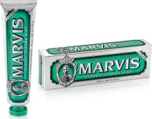 Зубная паста Marvis Fluoride Toothpaste Classic odświeżająca pasta do zębów z fluorem Strong Mint 85ml