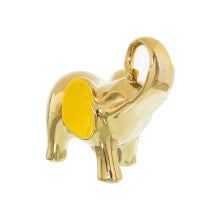 Decorative Figure Alexandra House Living Golden Ceramic Elephant 20 x 9 x 18 cm