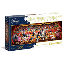 Детские развивающие пазлы cLEMENTONI Disney Orchestra Panorama Puzzle 1000 Pieces