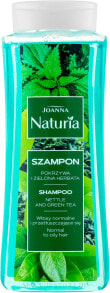 Shampoo für normales bis fettiges Haar mit Brennnessel und grünem Tee - Joanna Naturia Shampoo With Nettle And Green Tea