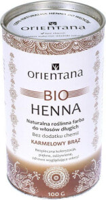 Orientana BIO Henna Хна для окрашивания волос, оттенок карамельный 100 г