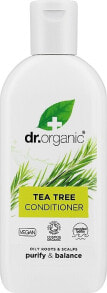 Revitalisierende und feuchtigkeitsspendende Haarspülung mit Teebaumextrakt - Dr. Organic Tea Tree Conditioner