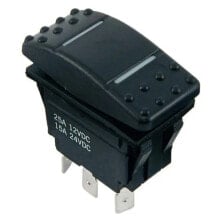 EUROMARINE On-Off-On Illuminated Waterproof Rocker Switch