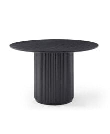 Simplie Fun mDF Handcraft Round Dining Table 47.2