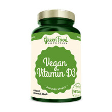Витамин D greenFood Nutrition Vegan Vitamin D3 --Веганский Витамин D3 60 капсул