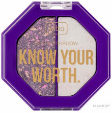 Lidschatten - Wibo Cienie Know Your Worth. Duo Eyeshadow