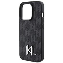 KARL LAGERFELD Klhcp15Xpklpklk iPhone 15 Pro Max 6.7 Leather Monogram Hot Stamp phone case