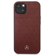 SOURCING Mercedes Mehcp13Mpsqre iPhone 13.14.15 6.1 Leather Stars Pattern phone case