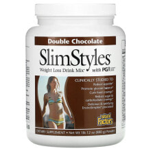 SlimStyles, Weight Loss Drink Mix Powder with PGX, French Vanilla, 1 lb 12 oz (800 g)