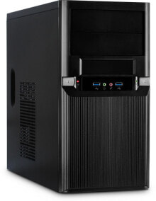 Компьютерные корпуса для игровых ПК inter-Tech TM-515 Micro Tower Черный 88881249