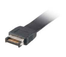 Компьютерные разъемы и переходники кабельный разъем/переходник Akasa AK-CBUB37-50BK USB 0,5 m 3.2 Gen 2 (3.1 Gen 2) USB C Черный