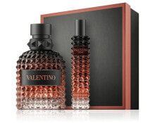 Valentino Uomo Born In Roma 50 ml EdT Coral Fantasy Set mit Mini EdT Spray