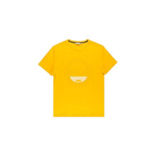 Мужские спортивные футболки мужская спортивная футболка желтая с логотипом Antony Morato Tshirt Mski Super Slim Fit Gold