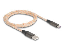 USB 2.0 Kabel Typ-A zu Type-C mit RGB Beleuchtung 1 m