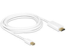 DeLOCK 83706 видео кабель адаптер 1 m Mini DisplayPort HDMI Белый
